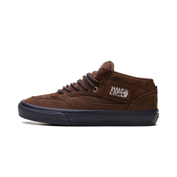 VANS X NICK MICHEL MEN\'S 6.5 HALF CAB \'92 MID SNEAKER BROWN NAVY NIB main image 6